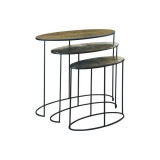 CONSOLTABLE OXID MIX COLOR SET OF 3     - CAFE, SIDE TABLES